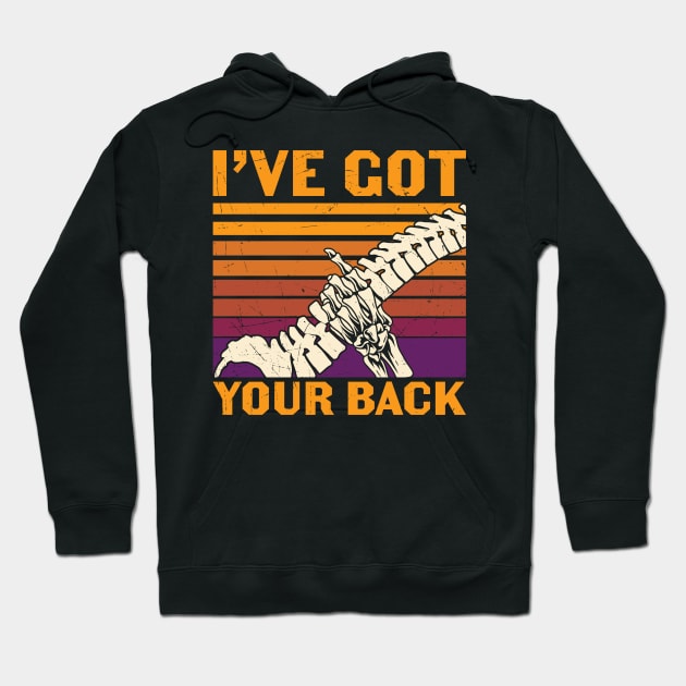 I' Ve GOT Your BACK Hoodie by MZeeDesigns